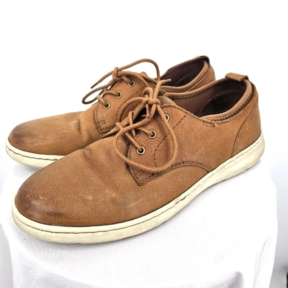 Born Soft Marcus Brown Leather Sneakers Loafers - Men’s‎ Size 10